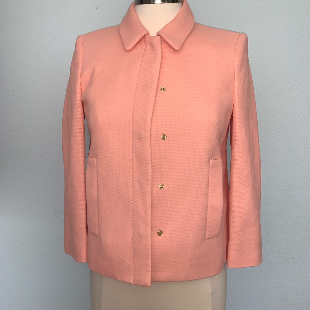 Zara Basic Peach Blazer Size Small - image 1